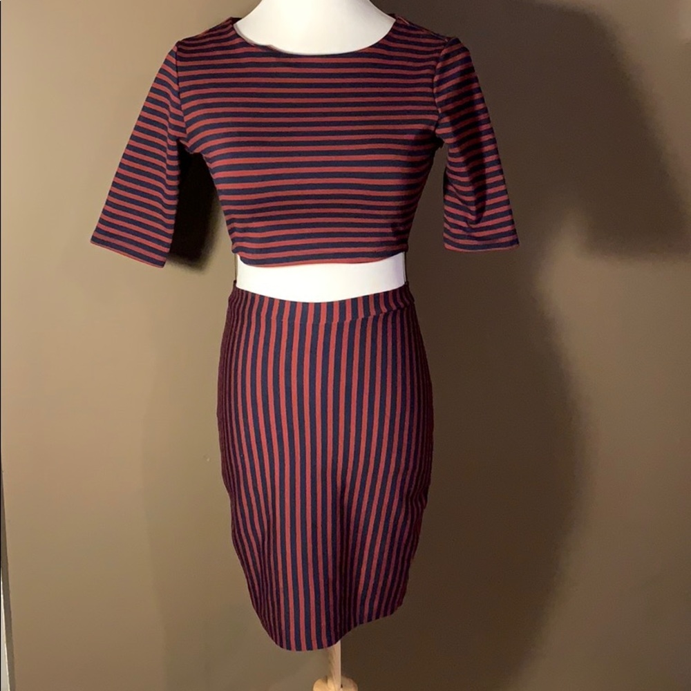Striped 2 Piece